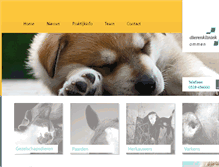 Tablet Screenshot of dierenkliniekommen.nl